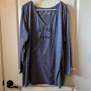 Lane Bryant Long sleeve V-neck shirt
